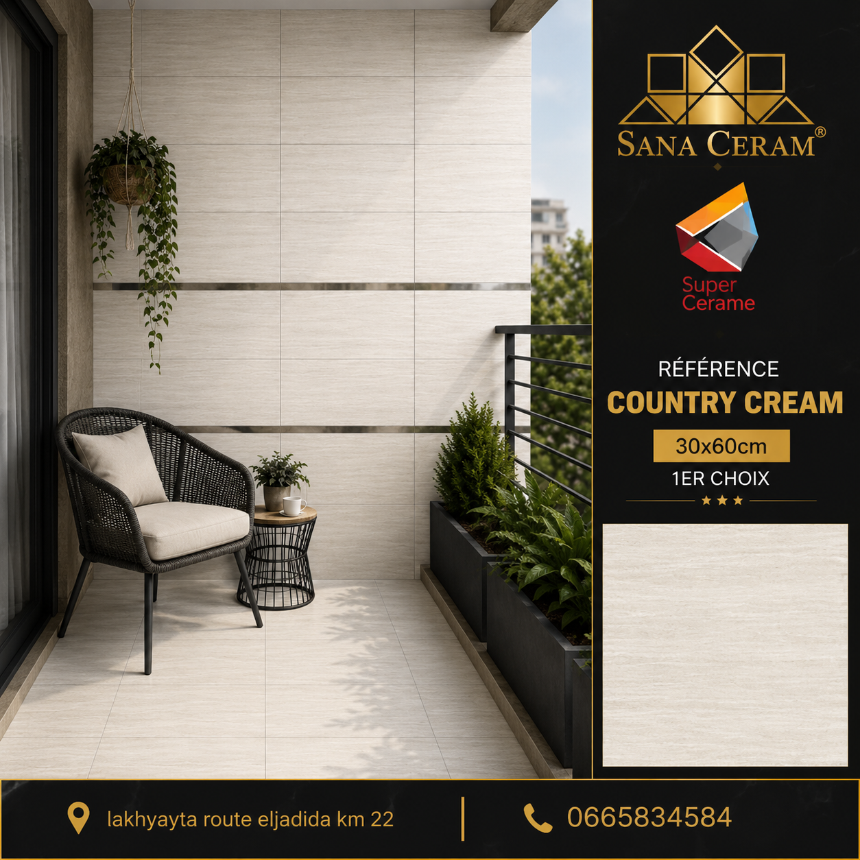Vue detail de COUNTRY CREAM